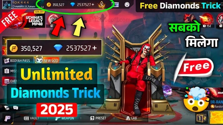 How to Get Free Diamonds in Free Fire MAX: 100% Working Tips & Tricks (2025 Guide)