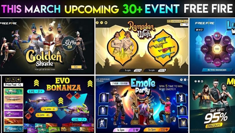 Upcoming Free Fire Events 2025: Complete Guide for Players Upcoming Free Fire Events 2025: Complete Guide for Players