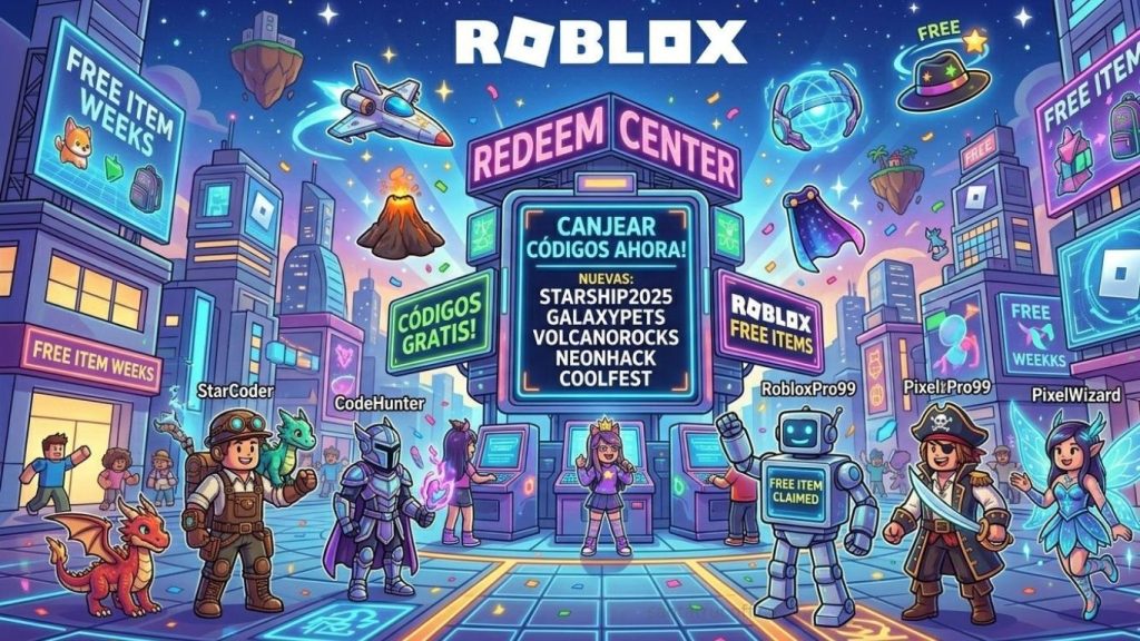 Roblox Códigos Activos y Juegos Populares 2026