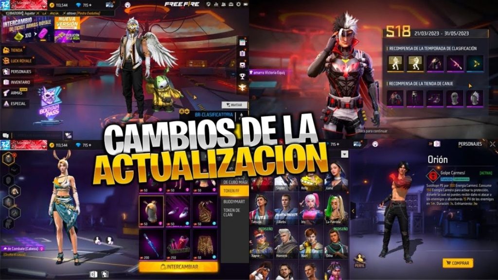 Nueva Actualización de Free Fire: Funciones y Cambios Clave Nueva Actualización de Free Fire Funciones y Cambios Clave